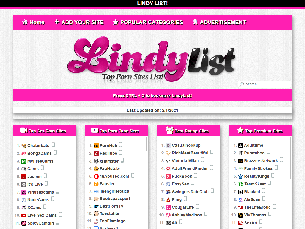 Lindylist.Org