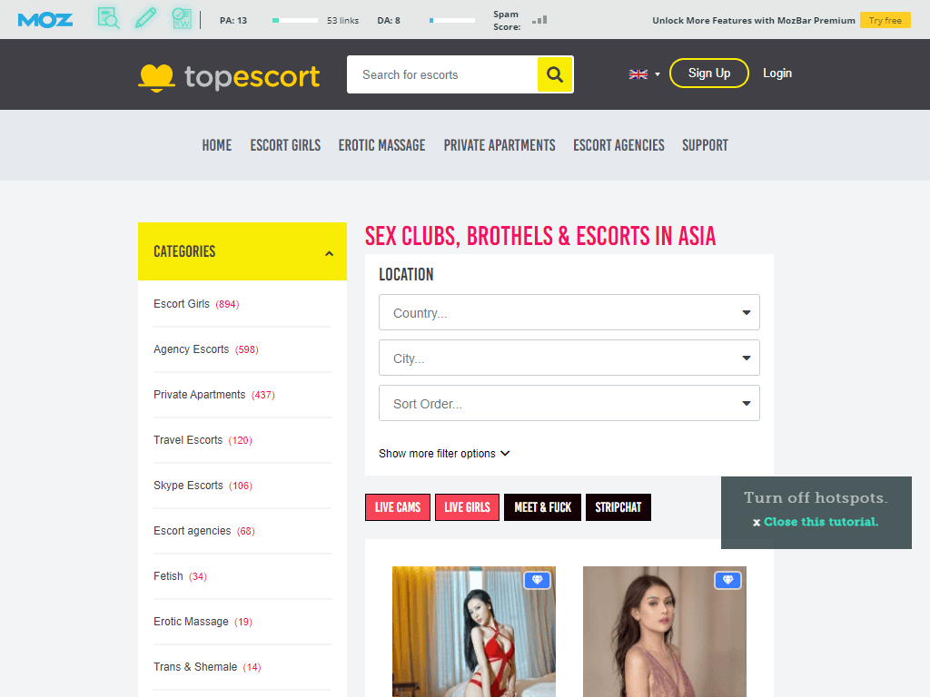 topescort.asia